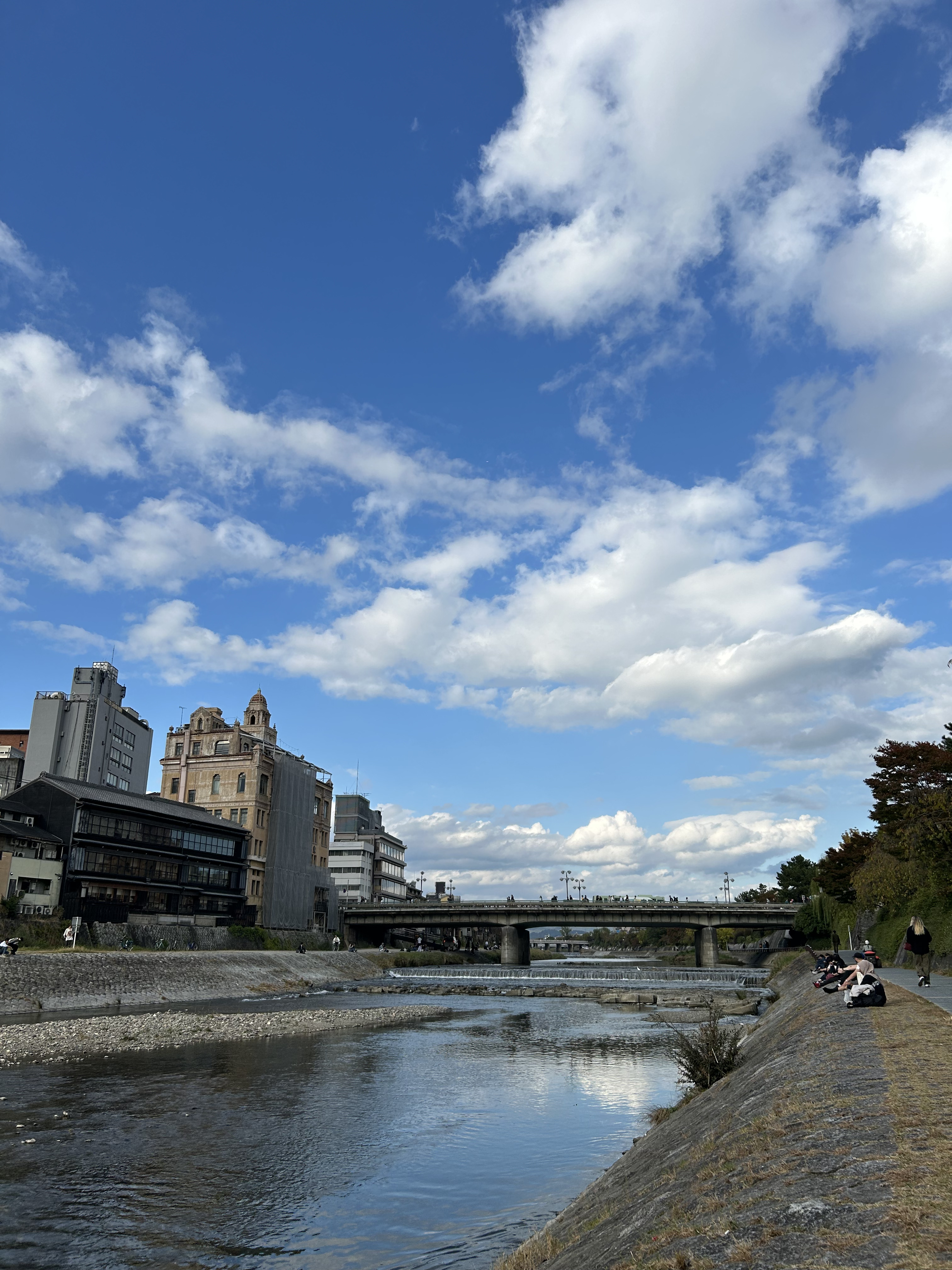 River and sky in Japan